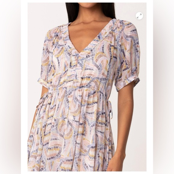 Lovestitch High Low Dress in Soft Pastels - Picture 3 of 14